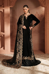 Black velvet sharara set Pakistan